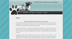 Desktop Screenshot of hallettsvillevet.com